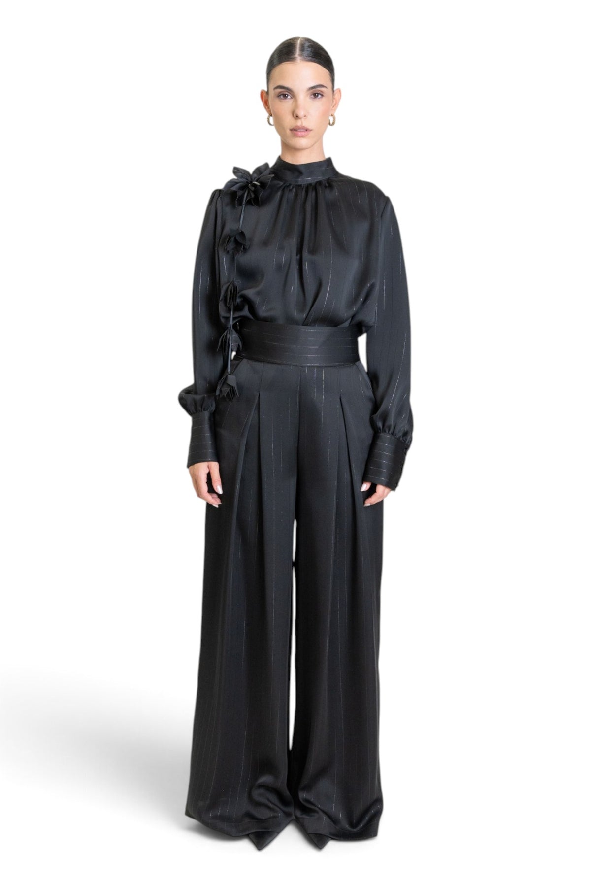 BLUSA FIORE LAMÉ