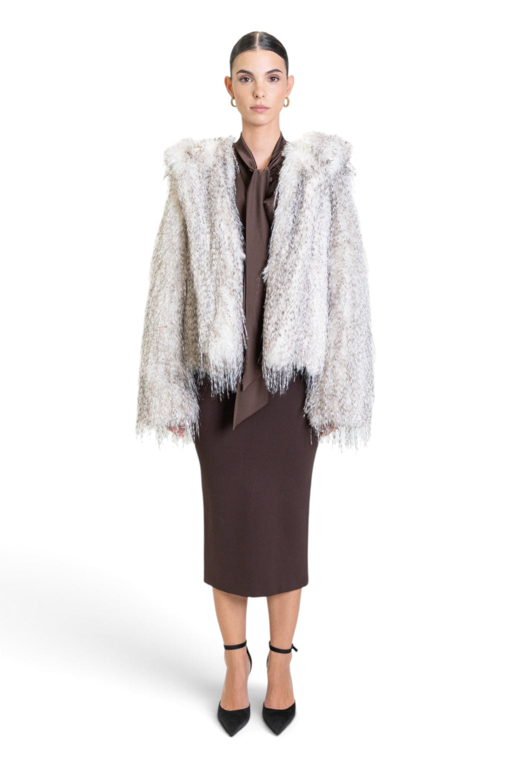 GIACCA BOMBER IN ECO-PELLICCIA