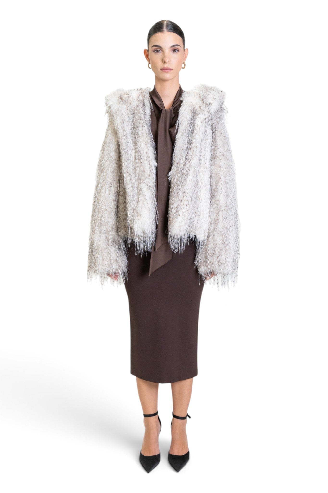 GIACCA BOMBER IN ECO-PELLICCIA