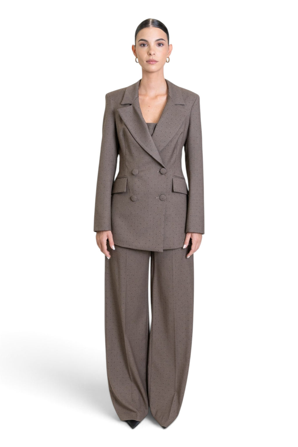 TAILLEUR DOPPIOPETTO CON STRASS