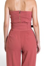 BUSTIER CON PIUMA