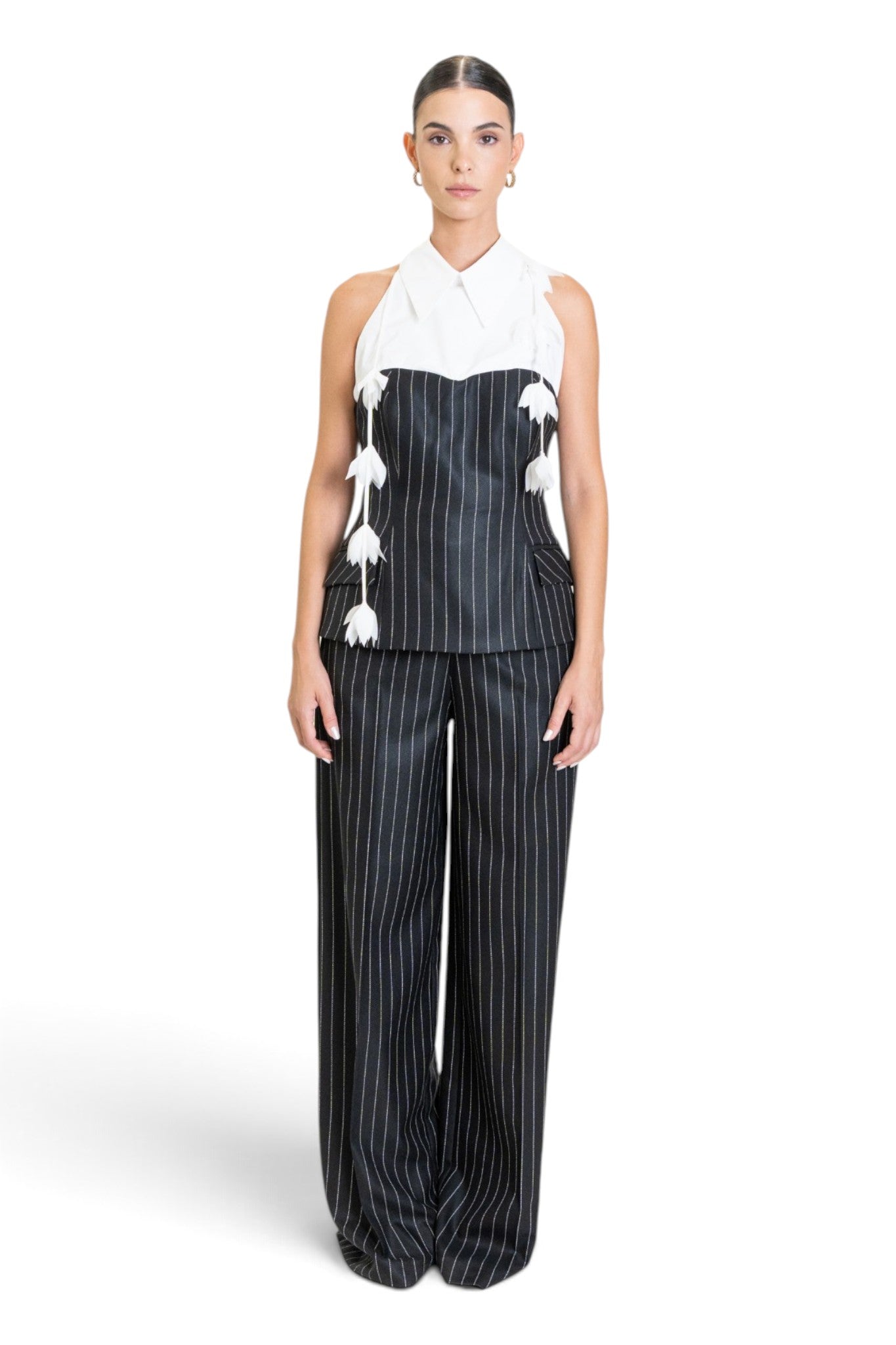 PANTALONE GESSATO PLACCATO