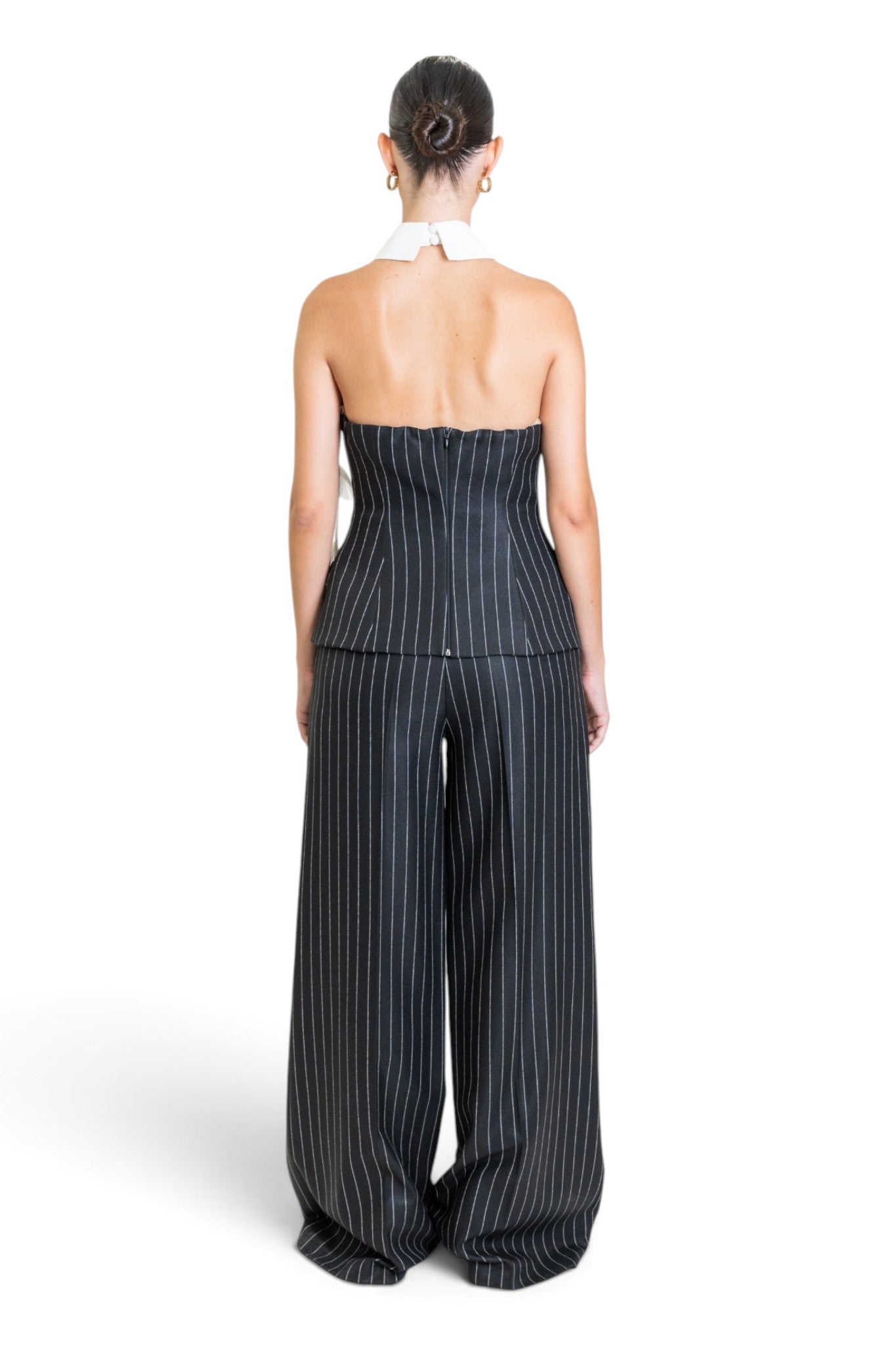PANTALONE GESSATO PLACCATO