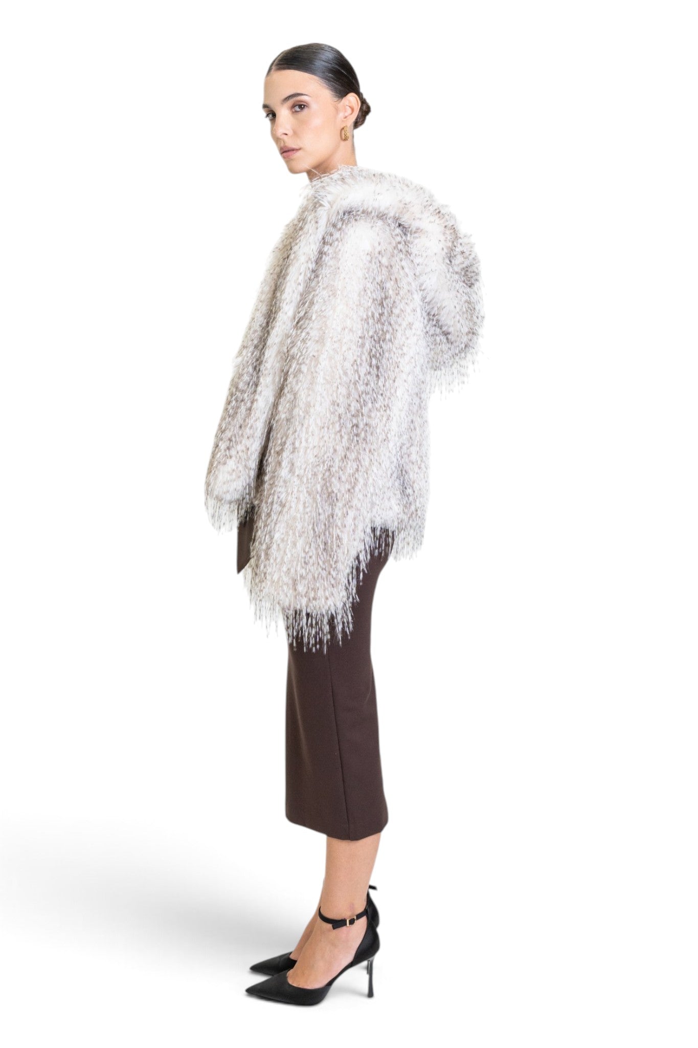 GIACCA BOMBER IN ECO-PELLICCIA