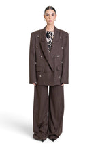 GIACCA OVERSIZE GESSATA CON APPLICAZIONI JEWEL
