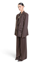 GIACCA OVERSIZE GESSATA CON APPLICAZIONI JEWEL