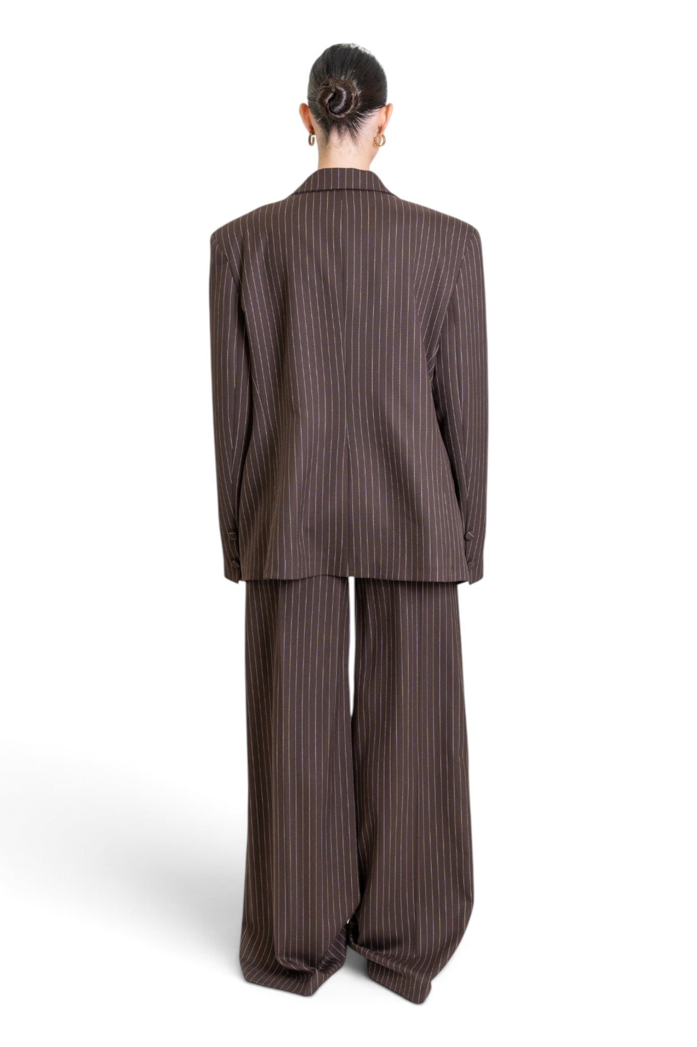 GIACCA OVERSIZE GESSATA CON APPLICAZIONI JEWEL