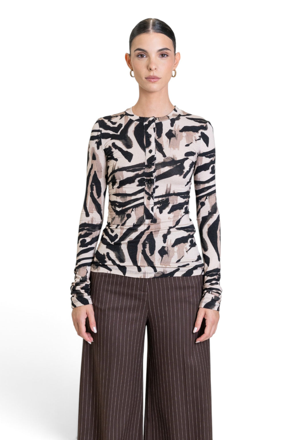 MAGLIA ZEBRA GIROCOLLO