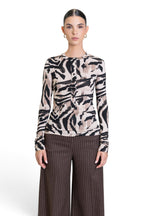 MAGLIA ZEBRA GIROCOLLO