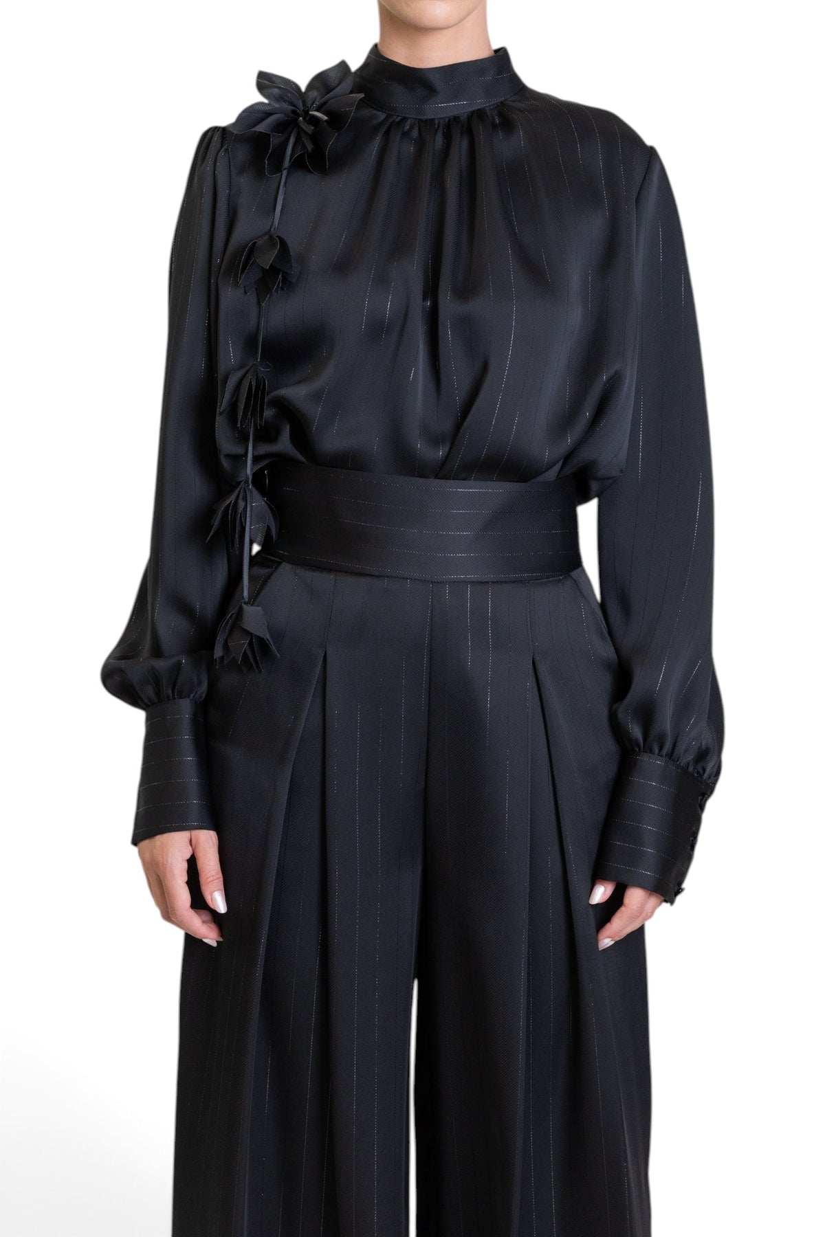 BLUSA FIORE LAMÉ