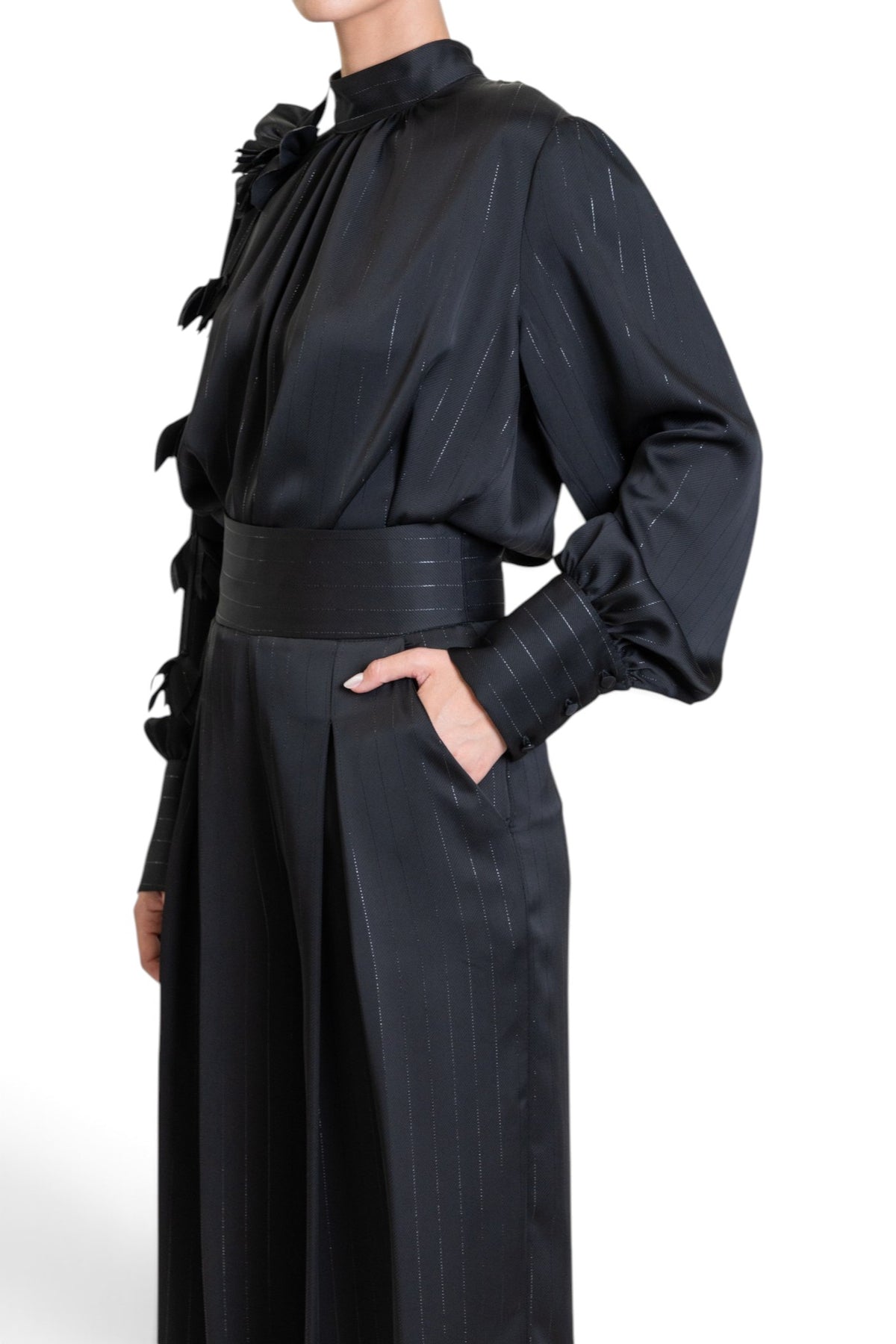 BLUSA FIORE LAMÉ