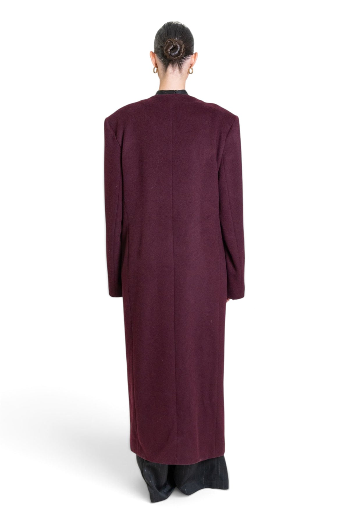 CAPPOTTO MONOPETTO SENZA COLLO