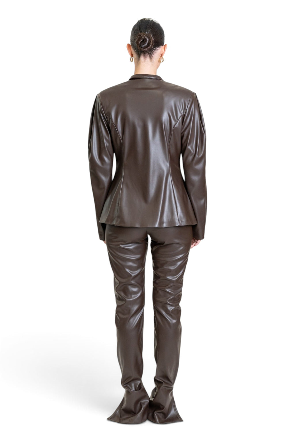 GIACCA IN ECO-PELLE CON REVER SCIALLATO