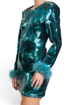 ABITO CORTO IN PAILLETTES